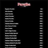 Cafe 2 Night Family Restaurant Multan menu