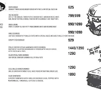 Cafe Eclair menu