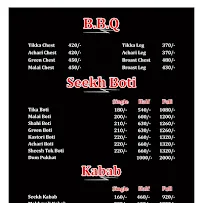 Cafe 2 Night Family Restaurant Multan menu