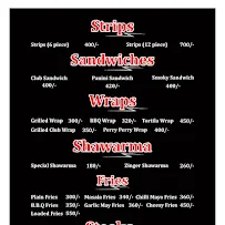 Cafe 2 Night Family Restaurant Multan menu