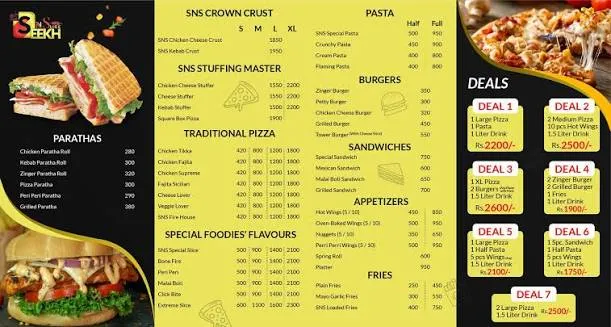 Seekh n Slice menu