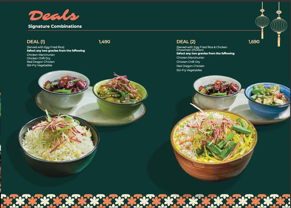 Saffron Foodies menu
