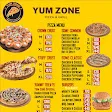 YUM ZONE menu