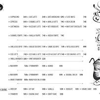 Cafe Eclair menu
