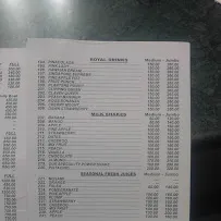 Bell N Tell menu