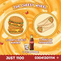 The cheesee wheel menu