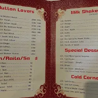 LFC Food Mela menu