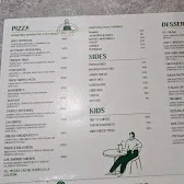 Springs Cafe menu