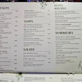 Springs Cafe menu