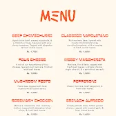 Buru's Pizzeria menu