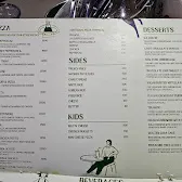 Springs Cafe menu