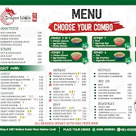Dragon Wok menu