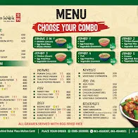 Dragon Wok menu