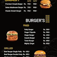 Cheezy Slice menu