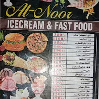 Al-Noor ICECREAM & FAST FOOD menu