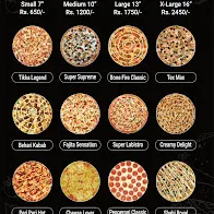 Cheezy Slice menu