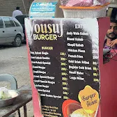 Yousuf Burger House menu