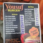 Yousuf Burger House menu