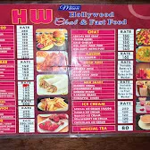 Hollywood Fast Food menu