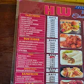 Hollywood Fast Food menu